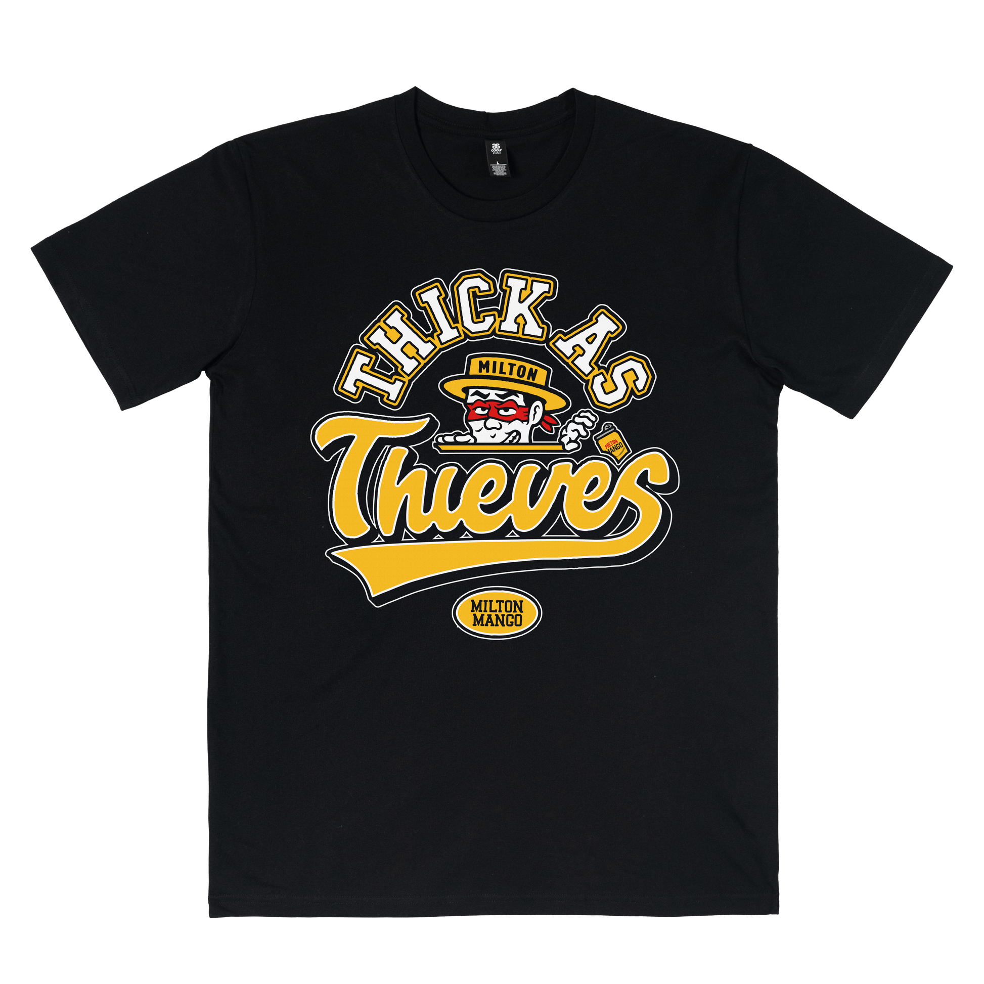 Thick As Tee Black T-Shirt Milton Mango