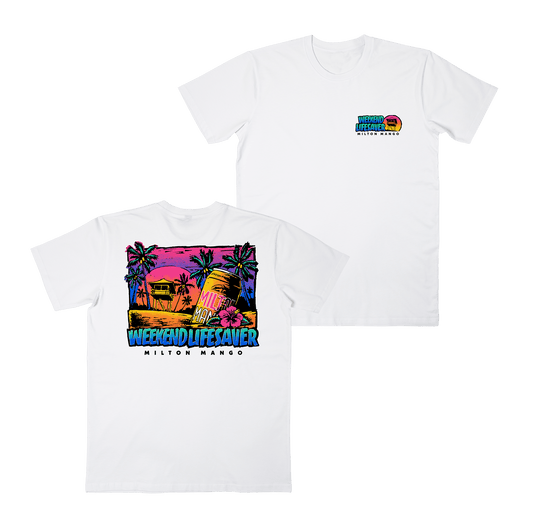 Weekend Lifesaver Tee White Tshirts Milton Mango