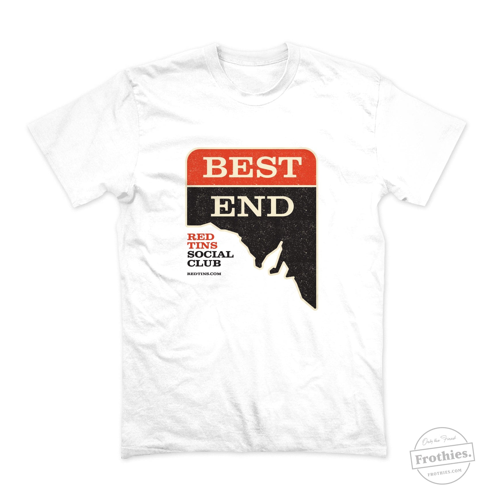 The Best End, Vintage, State Tee T-Shirt Red Tins