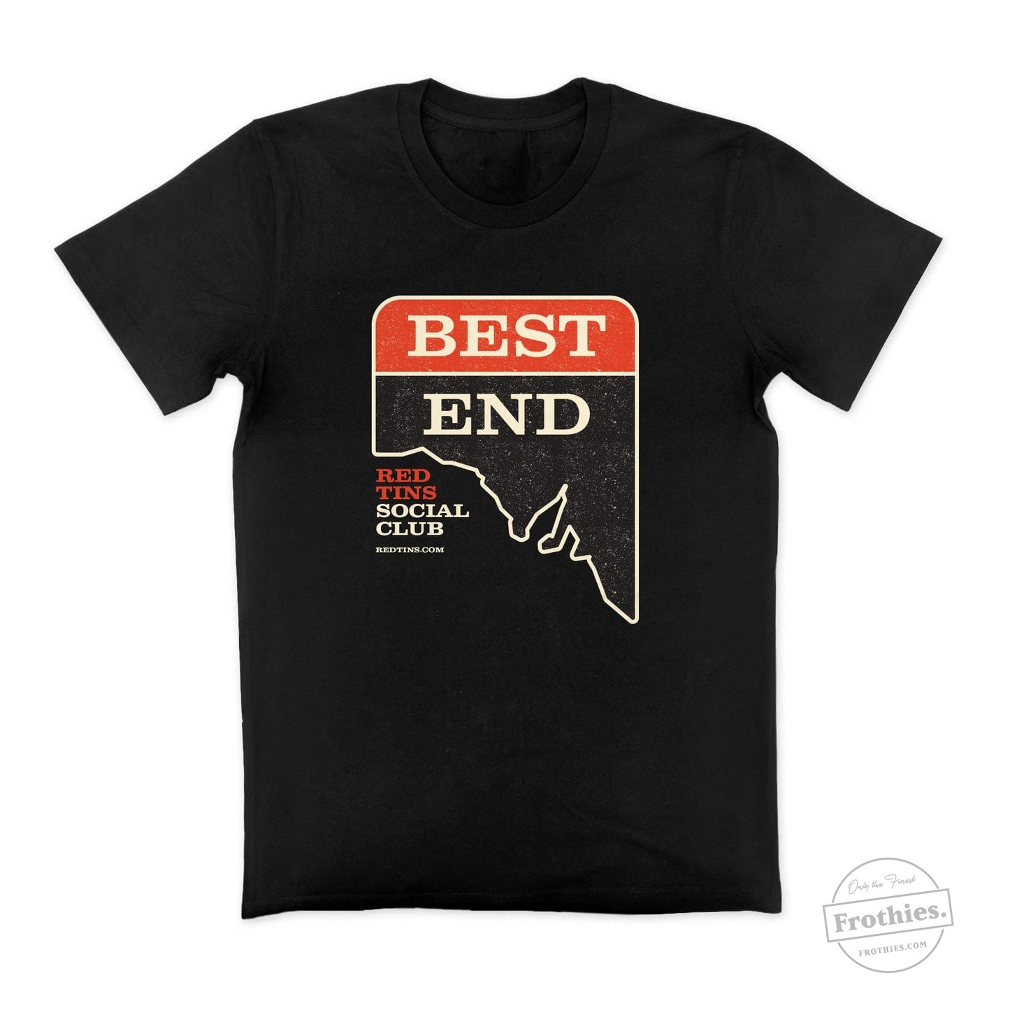 The Best End, Vintage, State Tee T-Shirt Red Tins