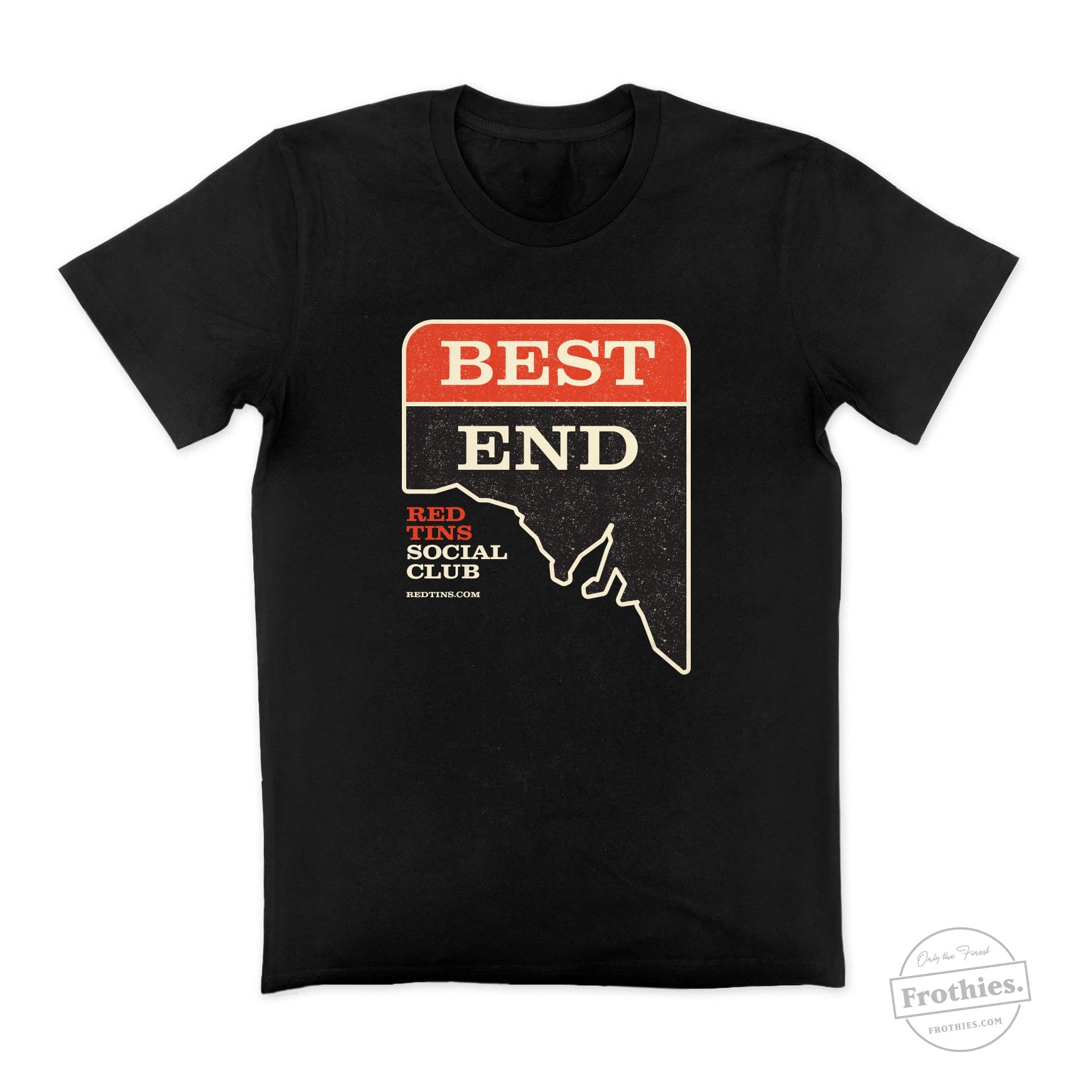 The Best End Vintage State Tee Tshirts Red Tins