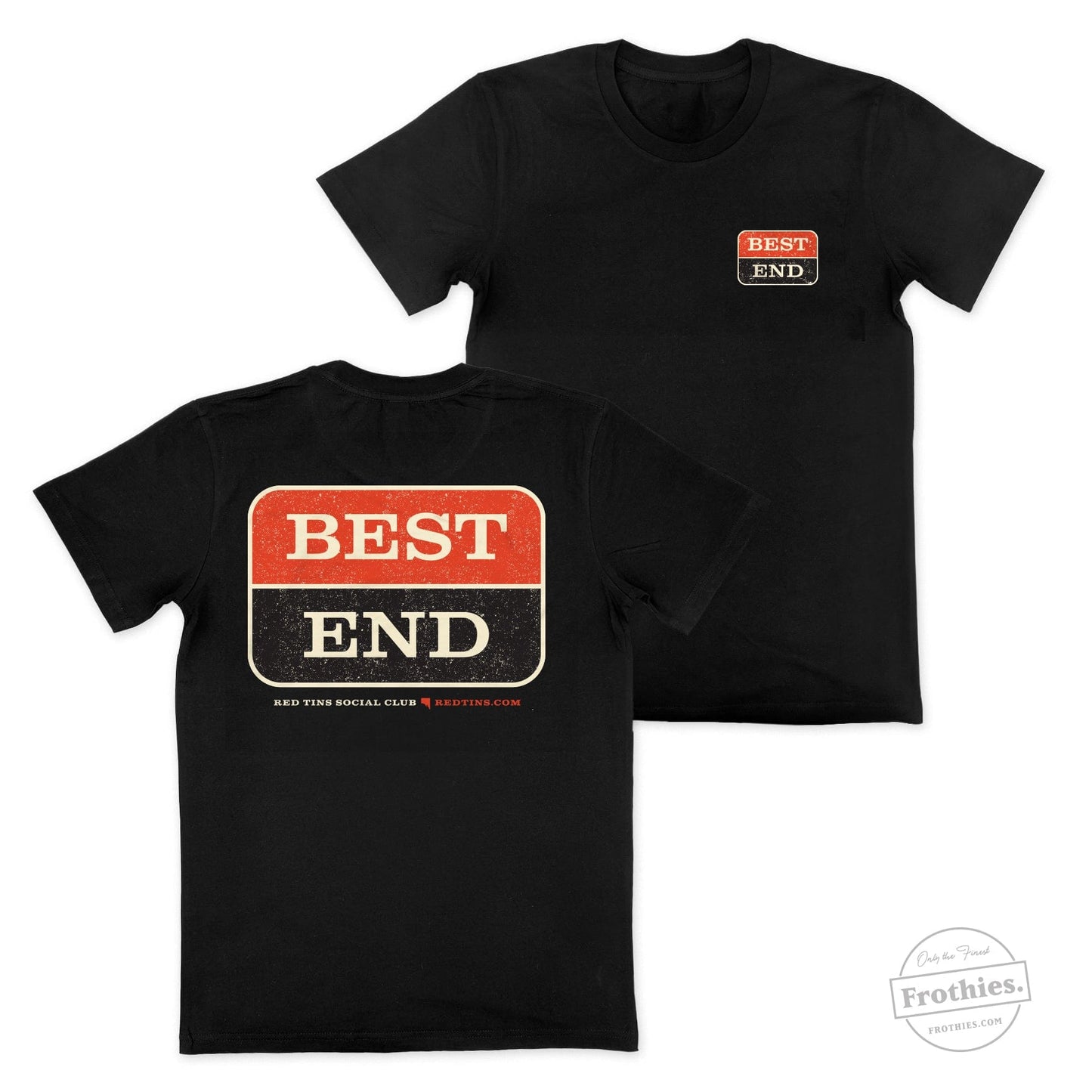 The Best End Vintage Tee T-Shirt Red Tins