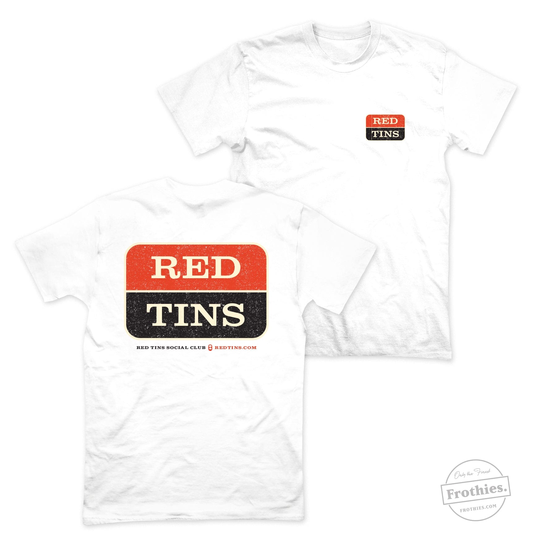 The Red Tins Vintage Tee T-Shirt Red Tins