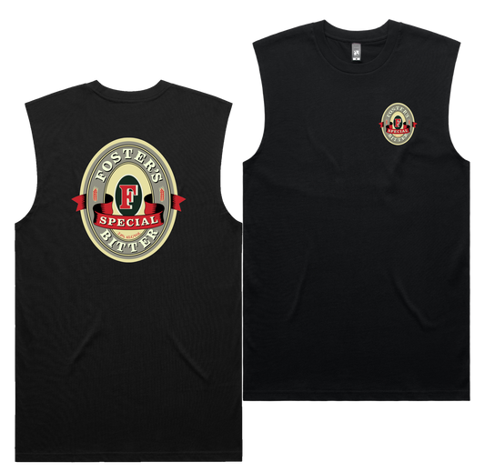 Foster's Special Tank — Black front & back