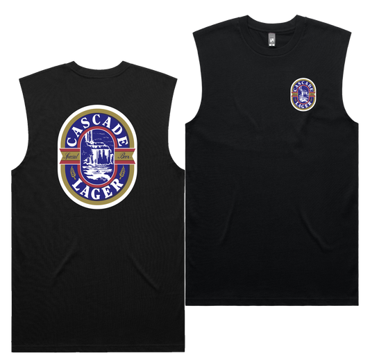 Cascade Crest Tank — Black front & back