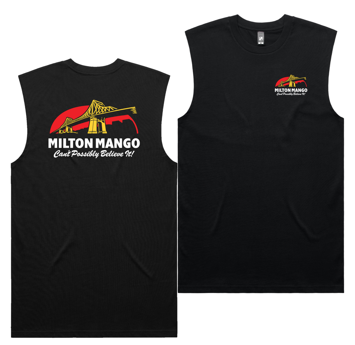 Tall Stories Tank — Black front & back