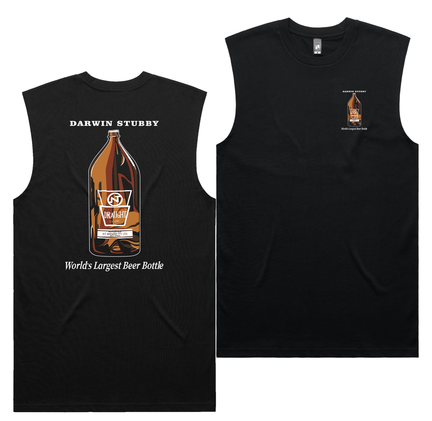 World's Largest Tank — Black front & back