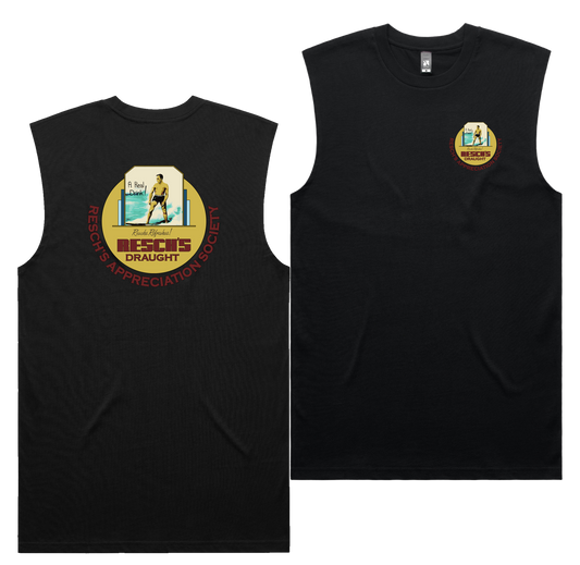 Resch's Appreciation Society Tank — Black front & back