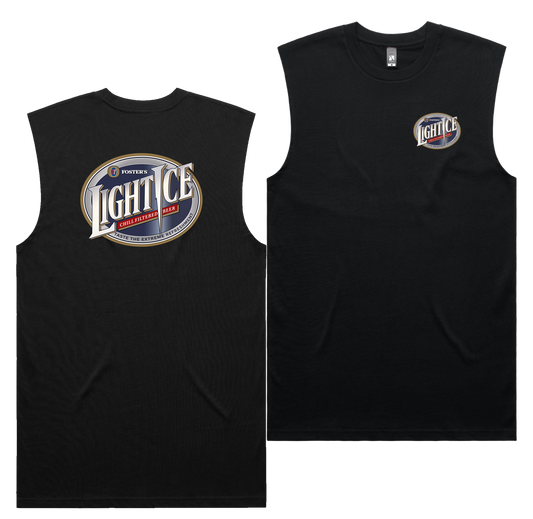 Light Ice Tank — Black front & back