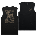 Boozehound Tank — Black front & back