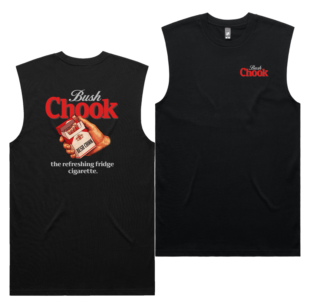 Fridge Ciggie Tank — Black front & back