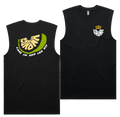 Lime Off Tank Black — Black front & back