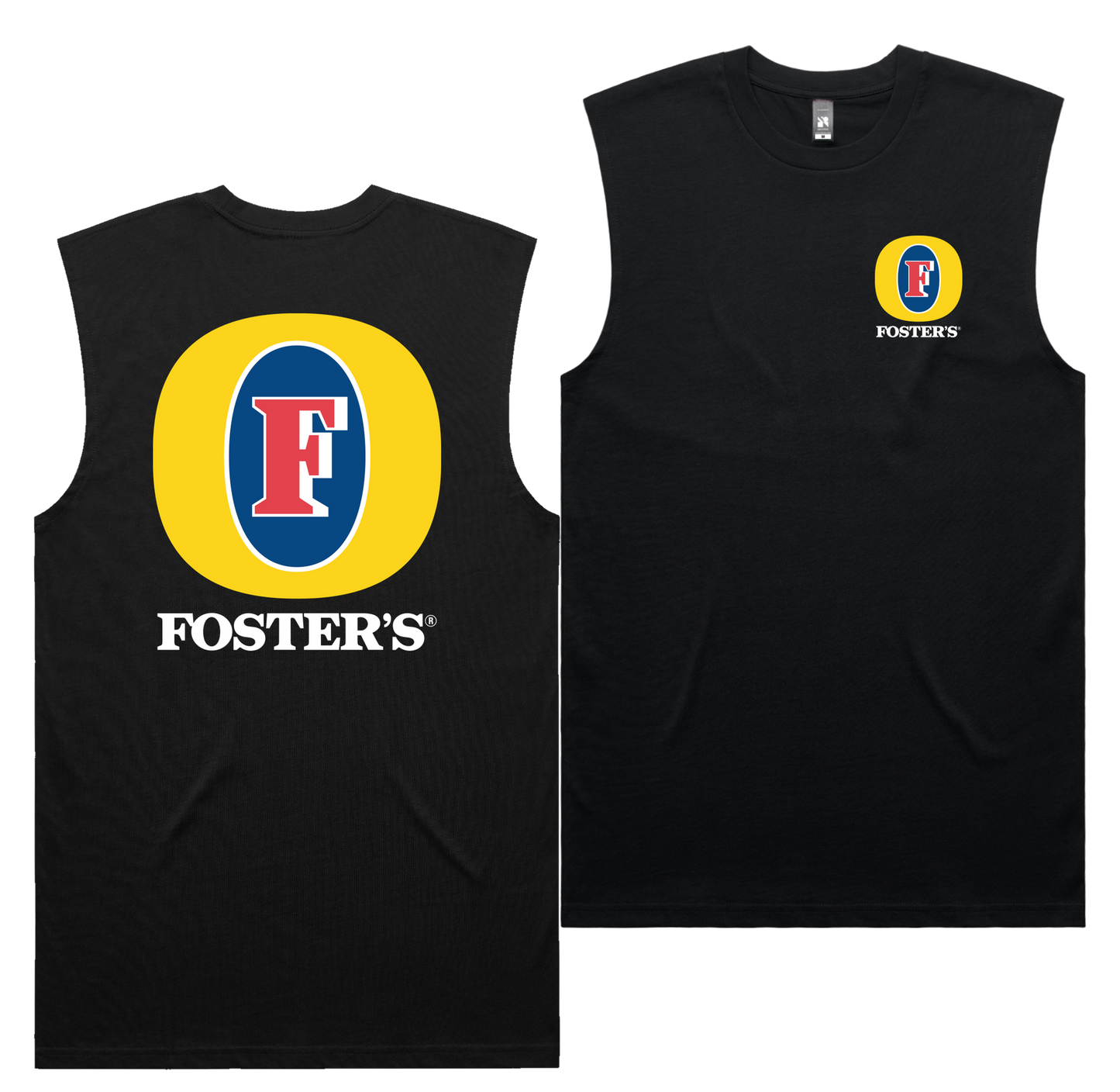 Foster's Classic Tank — Black front & back