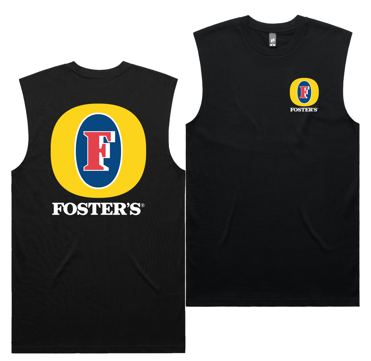 Foster's Classic Tank — Black front & back