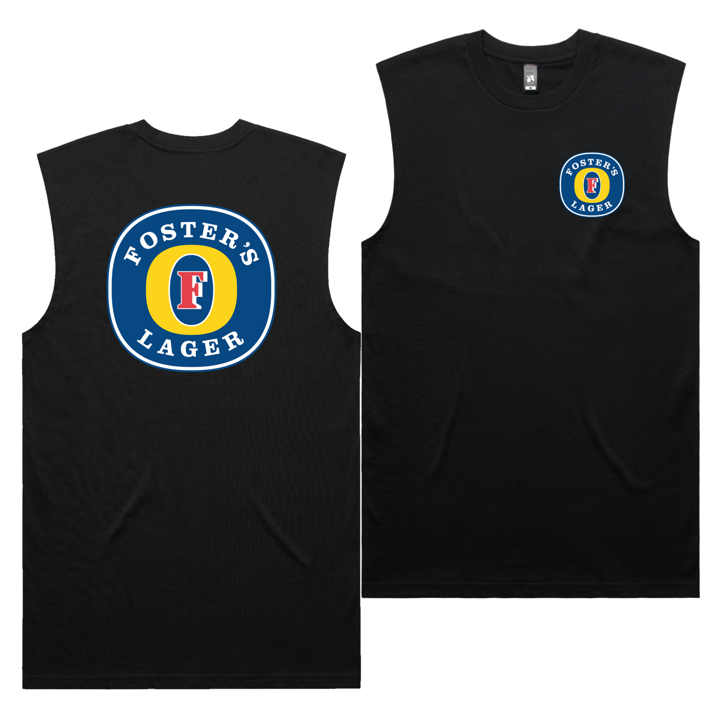Foster's Original Tank — Black front & back
