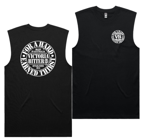 Batched Tank — Black front & back