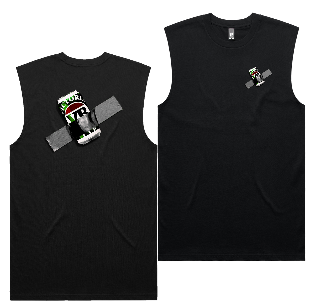 VB Art Tank — Black front & back
