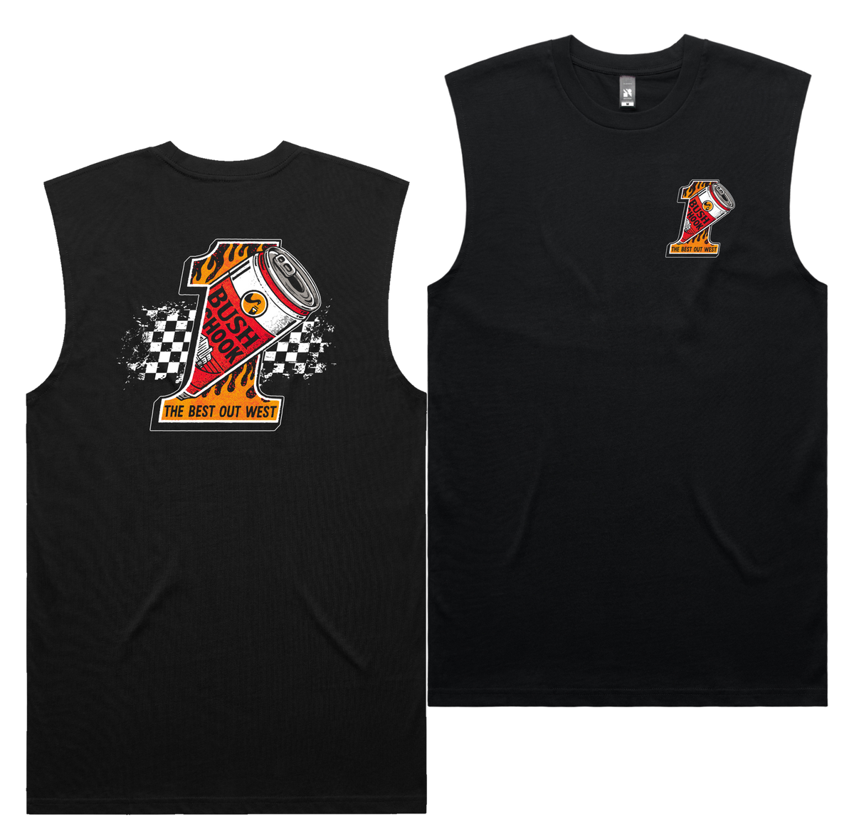 No. 1 Brew Tank — Black front & back