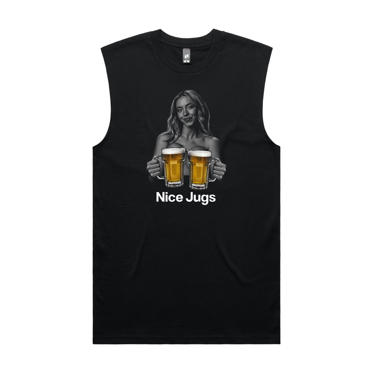 Nice Jugs Tank — Black front