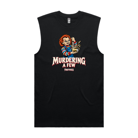 Murdering A Few Tank Black — Black front