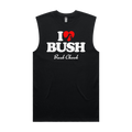 I Love Bush Tank — Black front