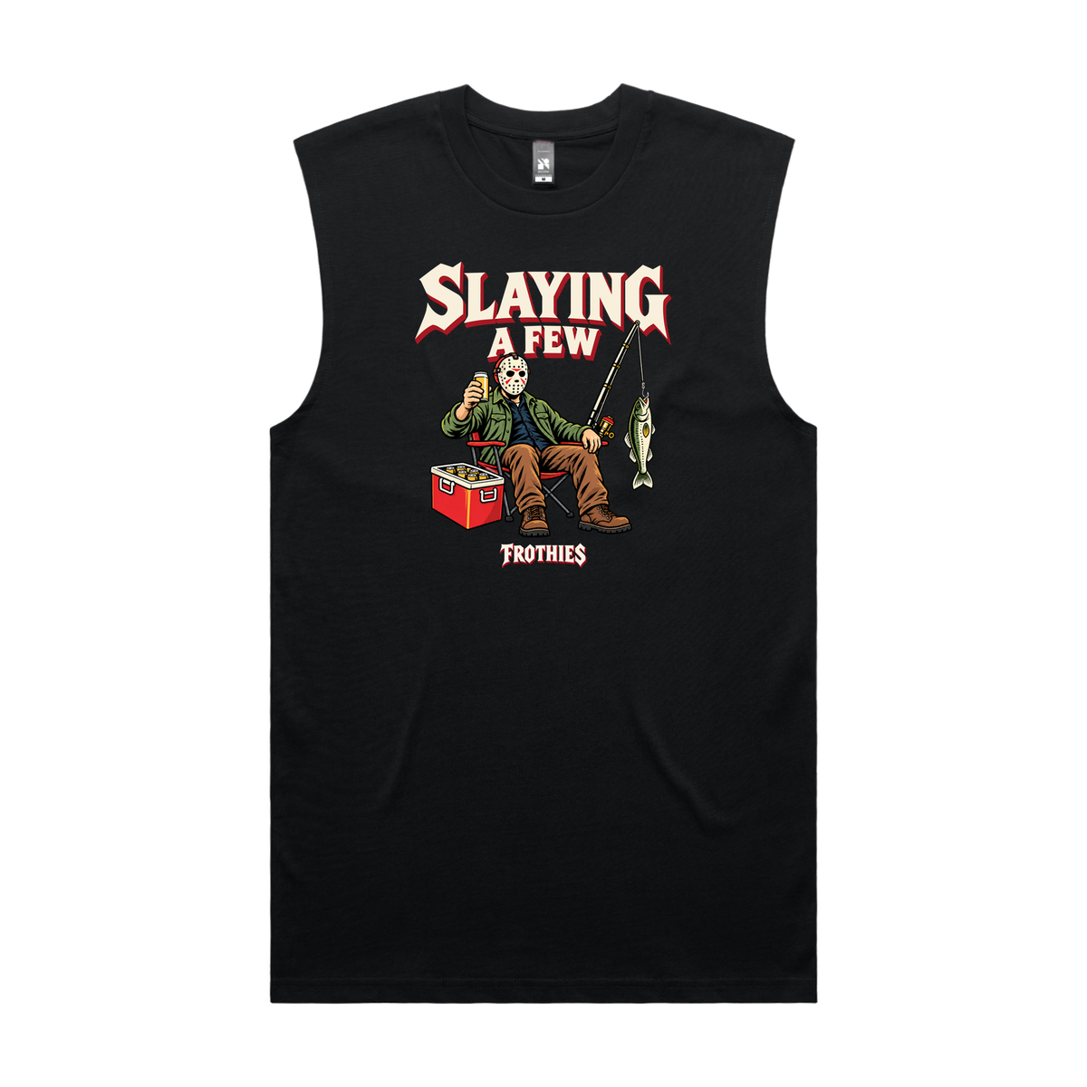 Slaying A Few Tank Black — Black front