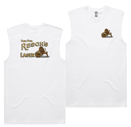 Lions Lager Tank — White front & back