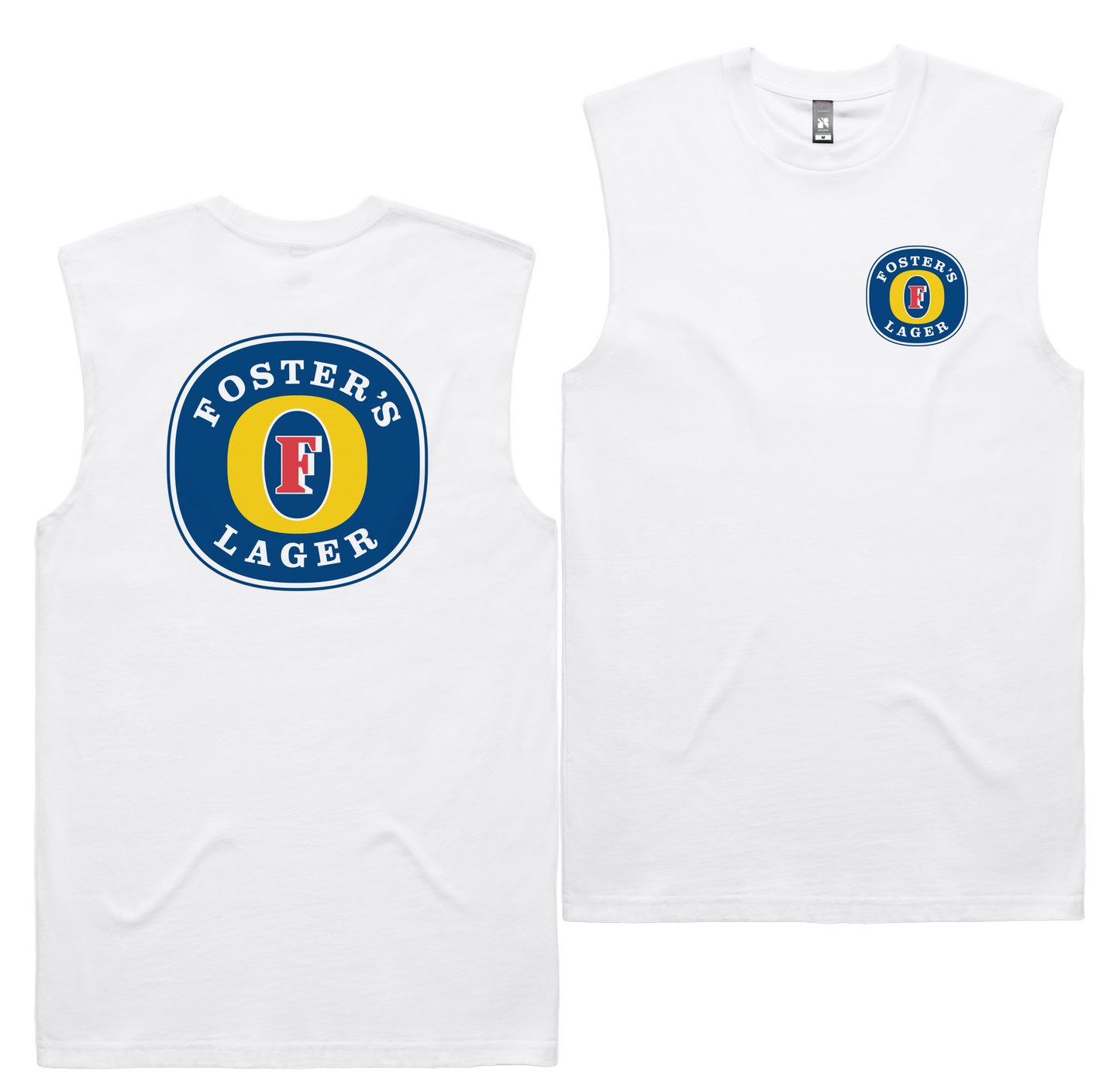 Foster's Original Tank — White front & back