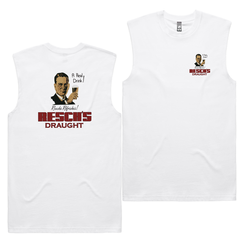 A Real Drink Tank — White front & back