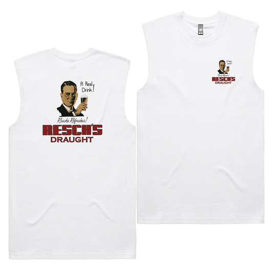 A Real Drink Tank — White front & back