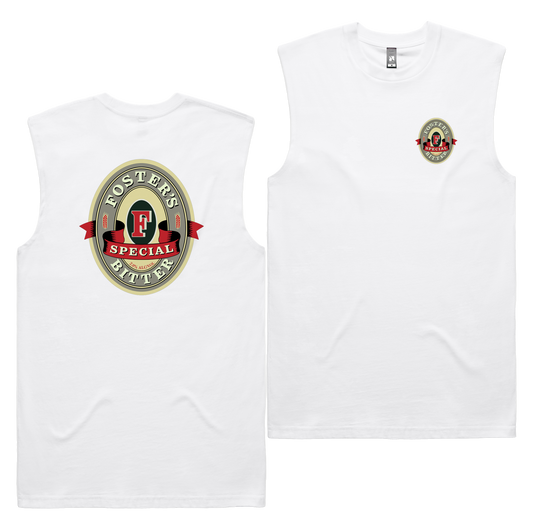 Foster's Special Tank — White front & back