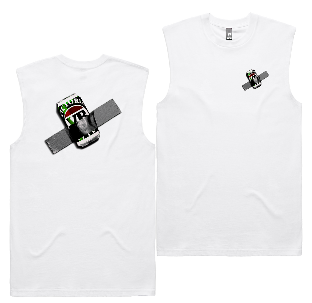 VB Art Tank — White front & back