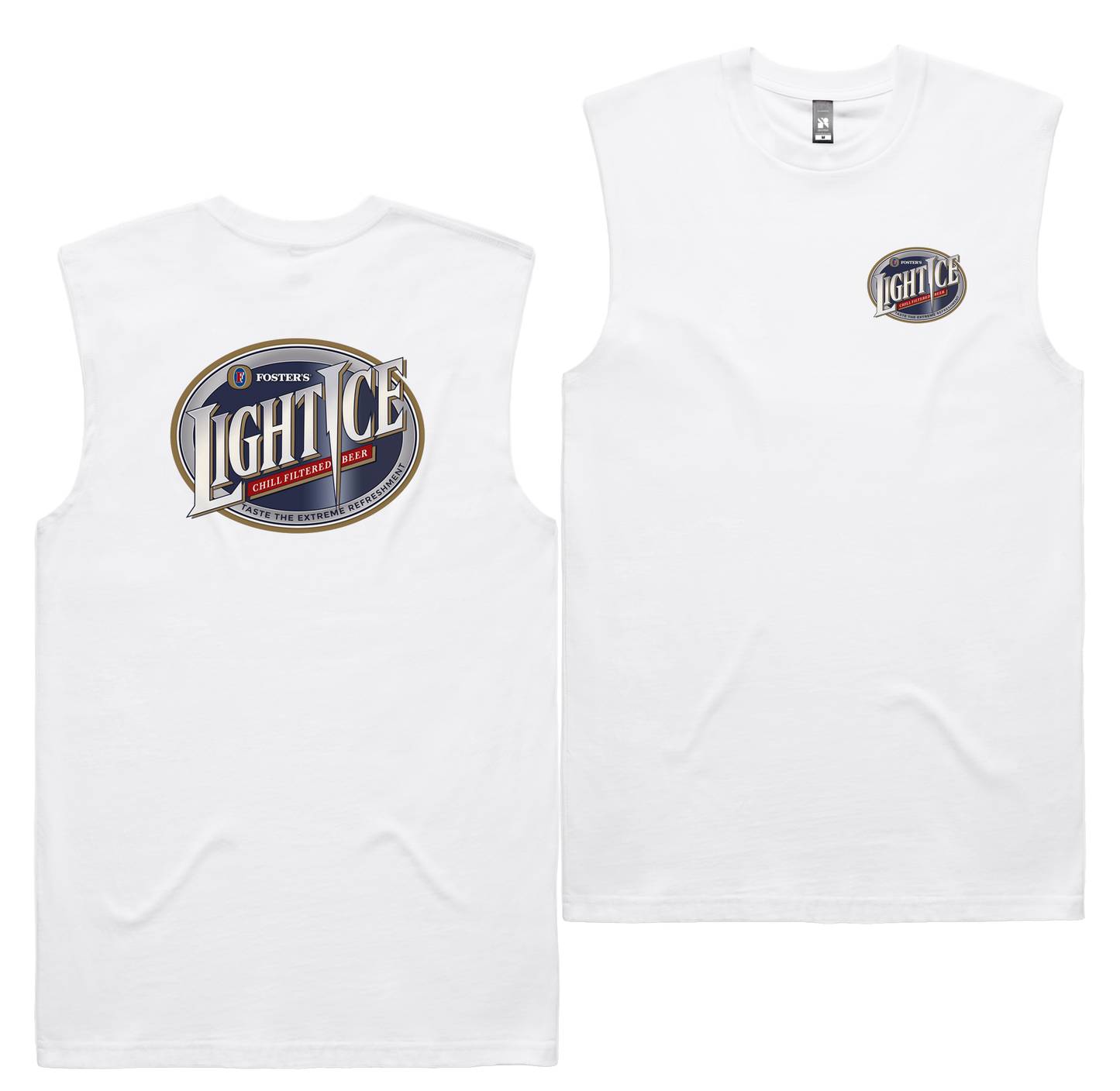 Light Ice Tank — White front & back