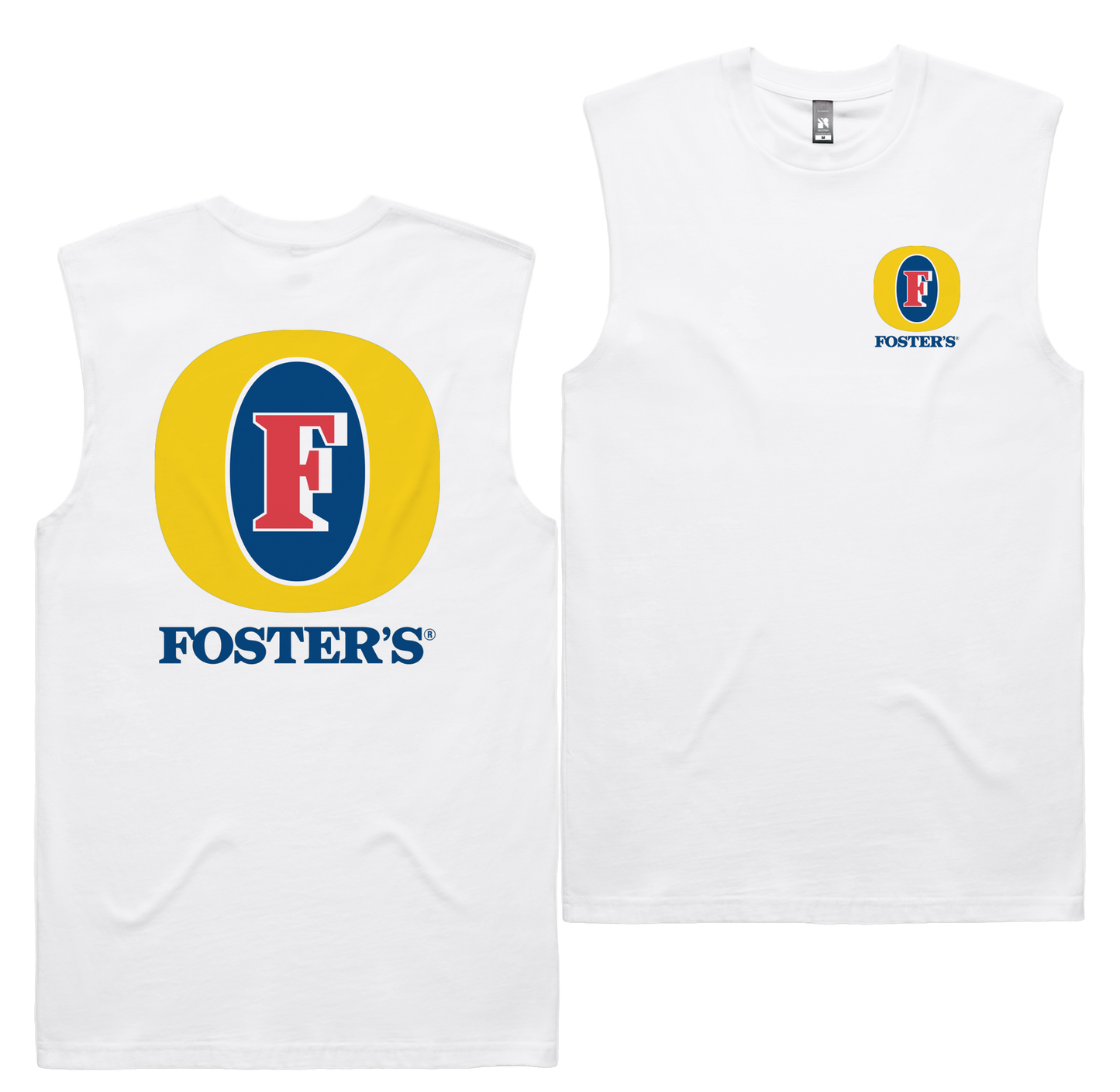 Foster's Classic Tank — White front & back