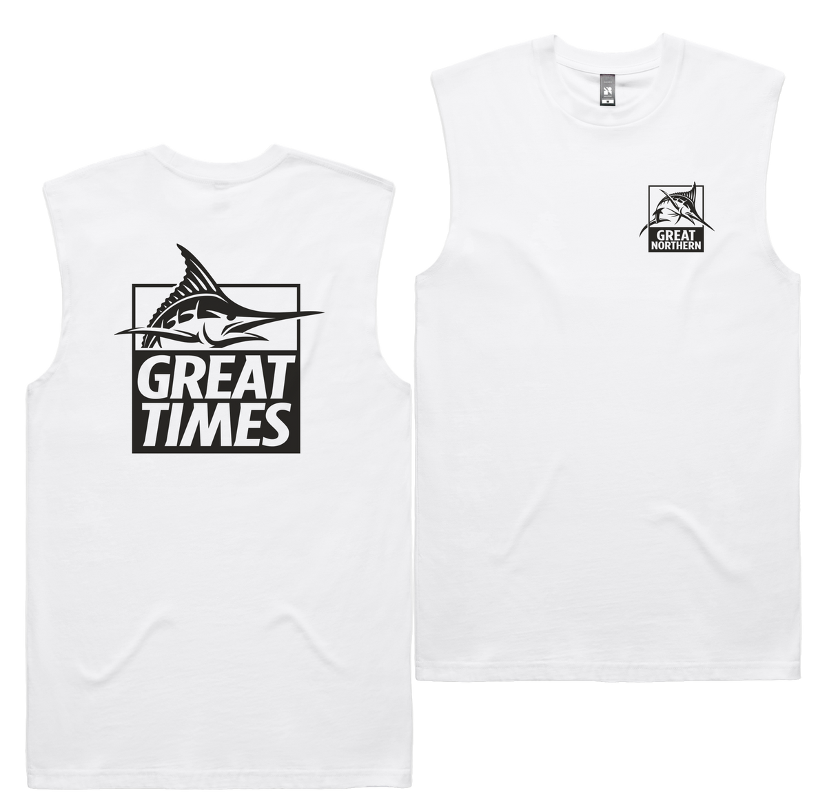 Great Tank — White front & back