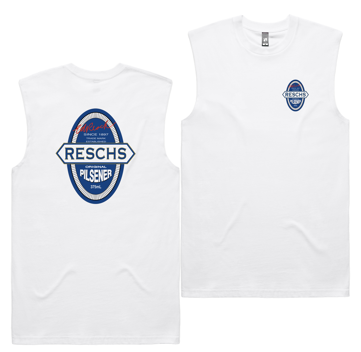 Original Pilsener Tank — White front & back