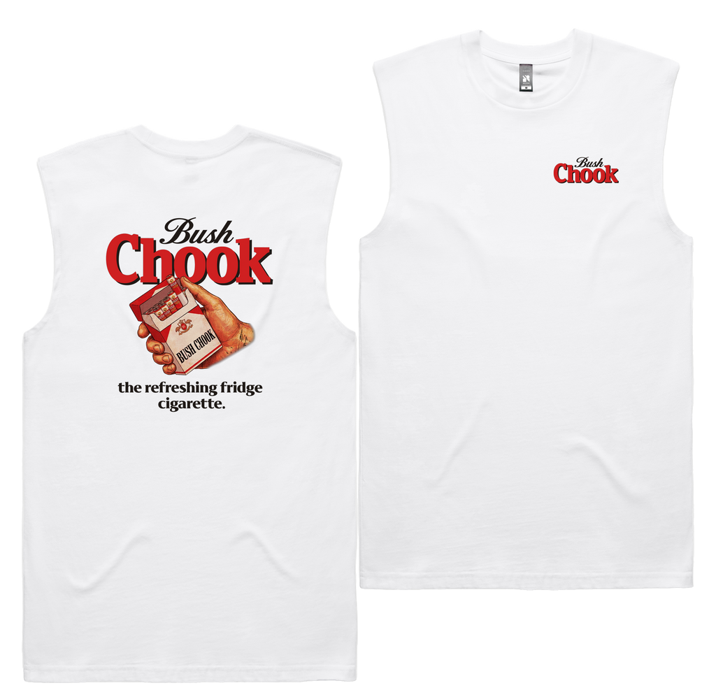 Fridge Ciggie Tank — White front & back