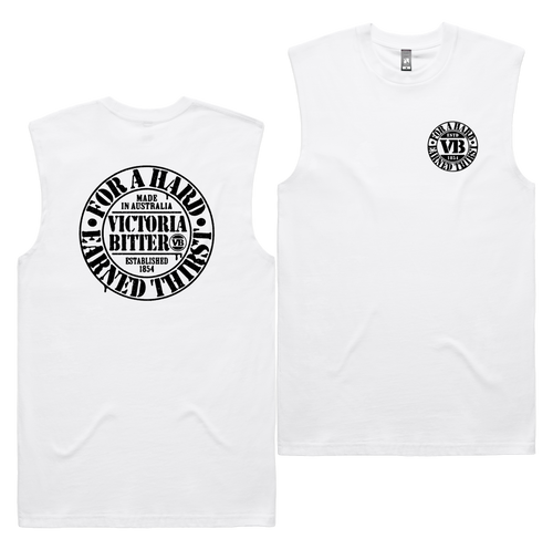 Batched Tank — White front & back