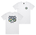 Lookin Good Tee — White front & back