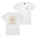 House Of Mangoes Tee — White front & back
