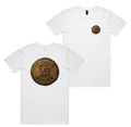 Lumberjack Tee — White front & back