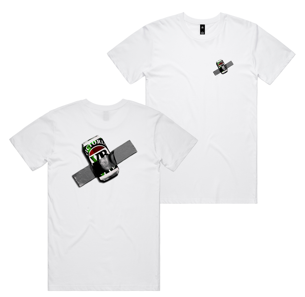 VB Art Tee — White front & back