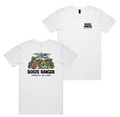Booze Ranger Tee — White front & back
