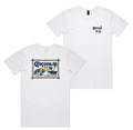 Corona Island Tee — White front & back