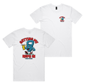 Reps In Tee — White front & back