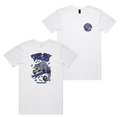 Possibly Pissed Tee — White front & back