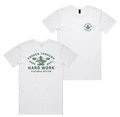 Forged Tee — White front & back