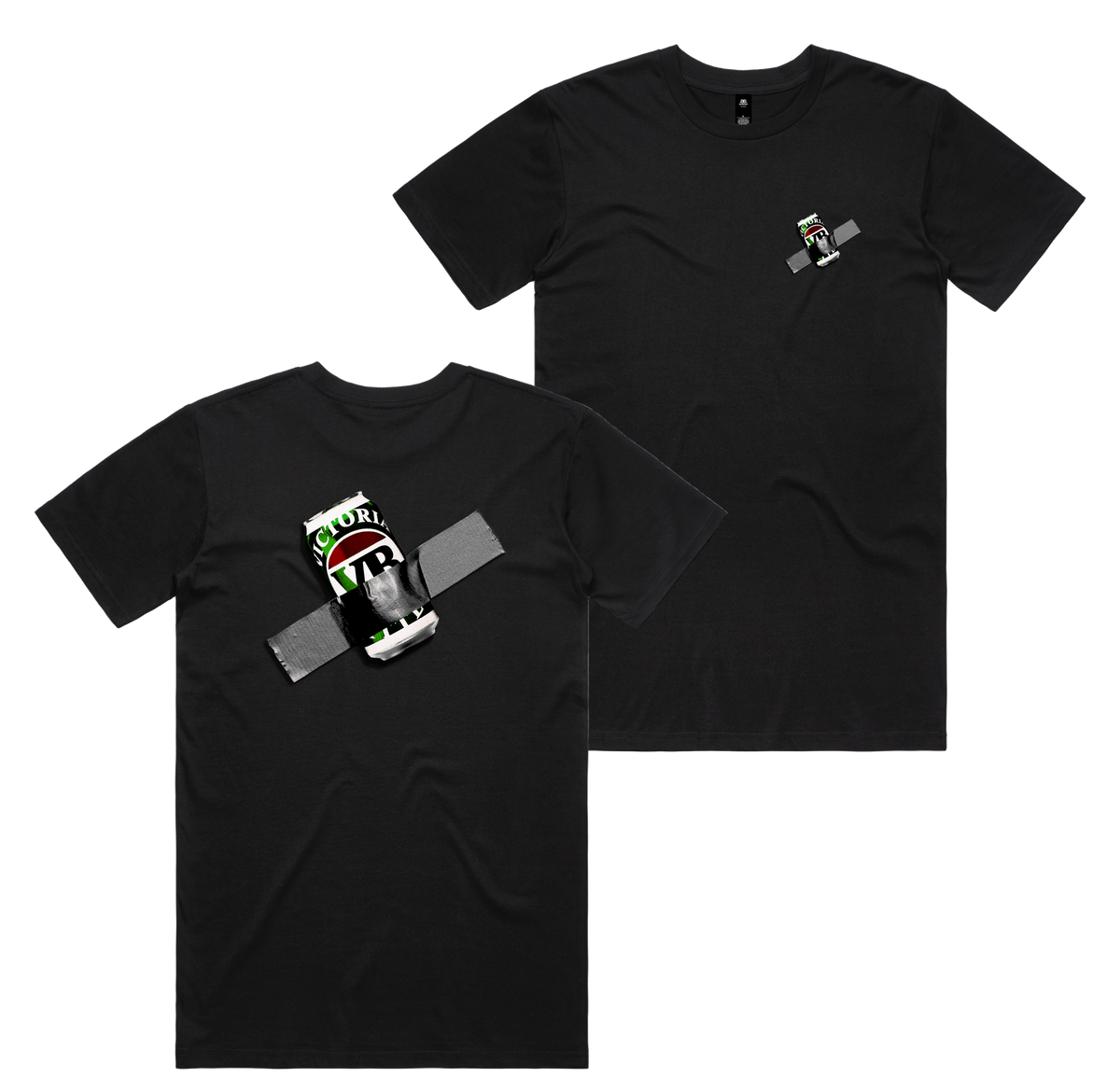 VB Art Tee — Black front & back