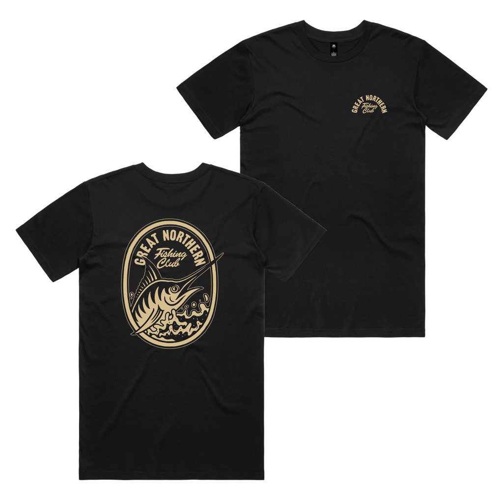 Gnfc Tee — Black front & back