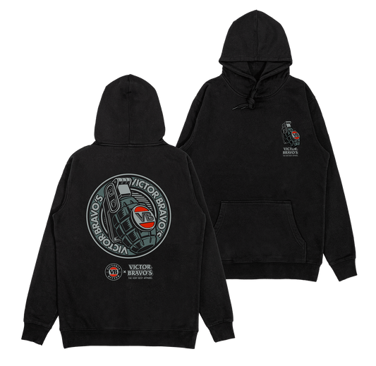 Badge Greenade Hoodie Hoodie Victor Bravo's